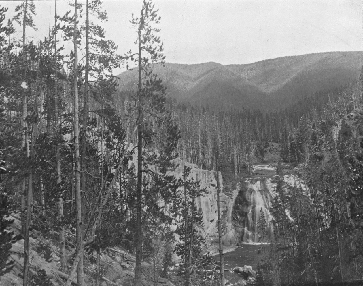 Missouri-rivier, onder de Grote Watervallen, Montana, VS, ca. 1900 door Unbekannt