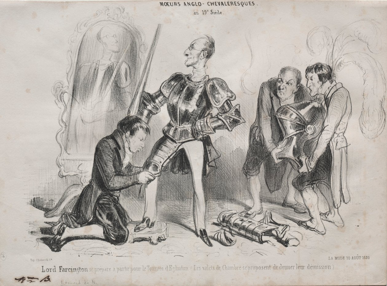 Anglo-ridderlijke zeden, 1839 door Unbekannt