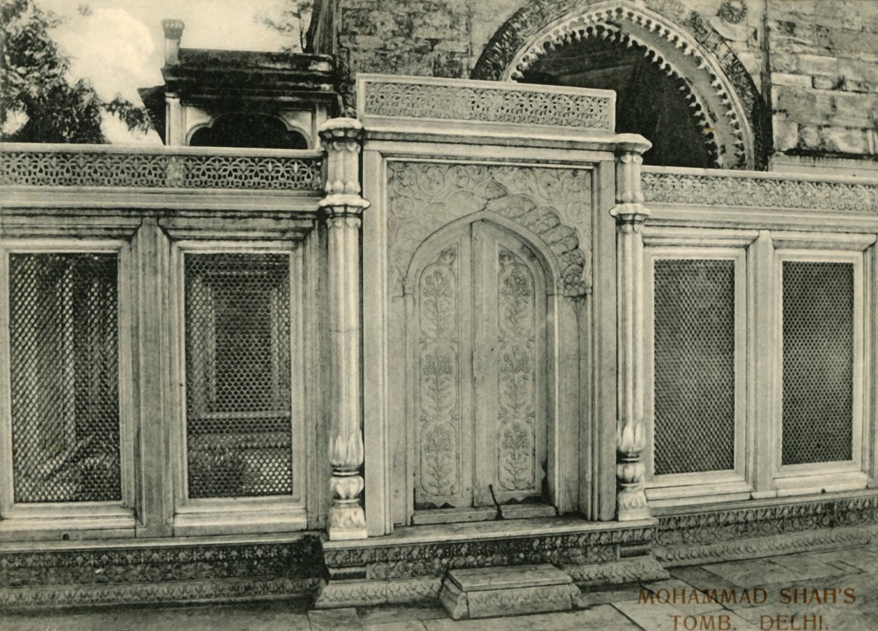 Graf van Mohammad Shah, Delhi door Unbekannt