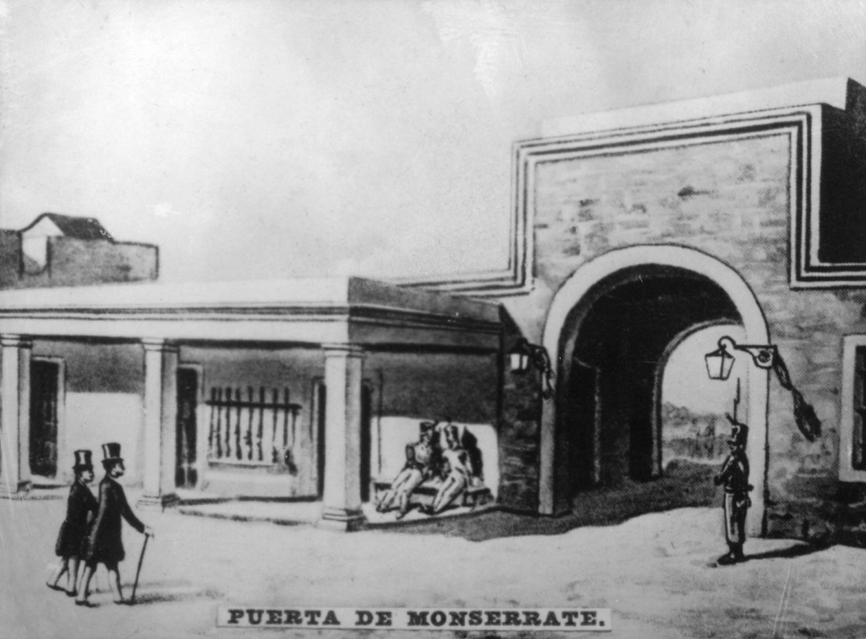 Montserrate Deur, 1836 door Unbekannt