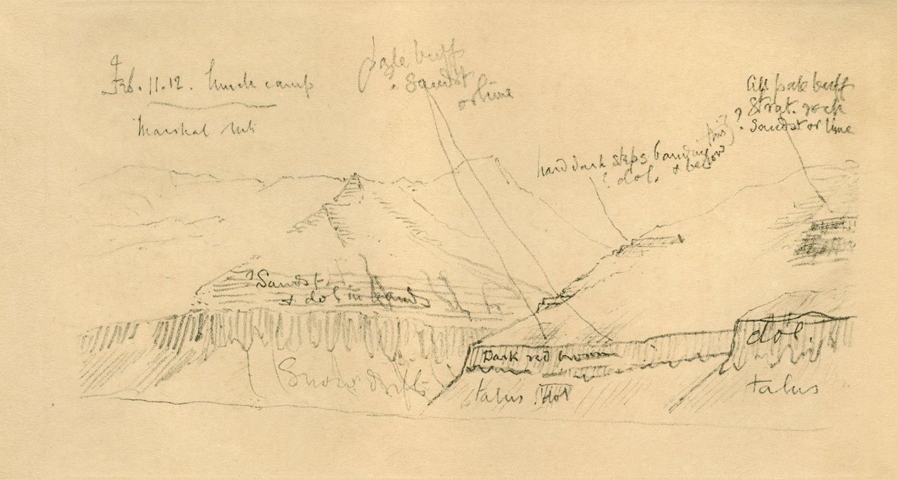 Mount Buckley, 11 februari 1912, 1913 door Unbekannt