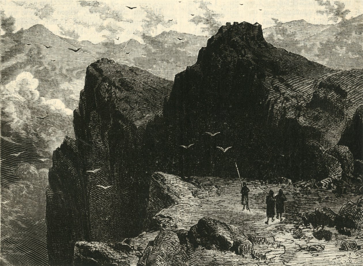 Berglandschap in Epirus door Unbekannt