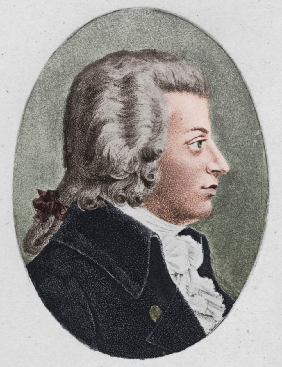 Mozart, 1895 door Unbekannt