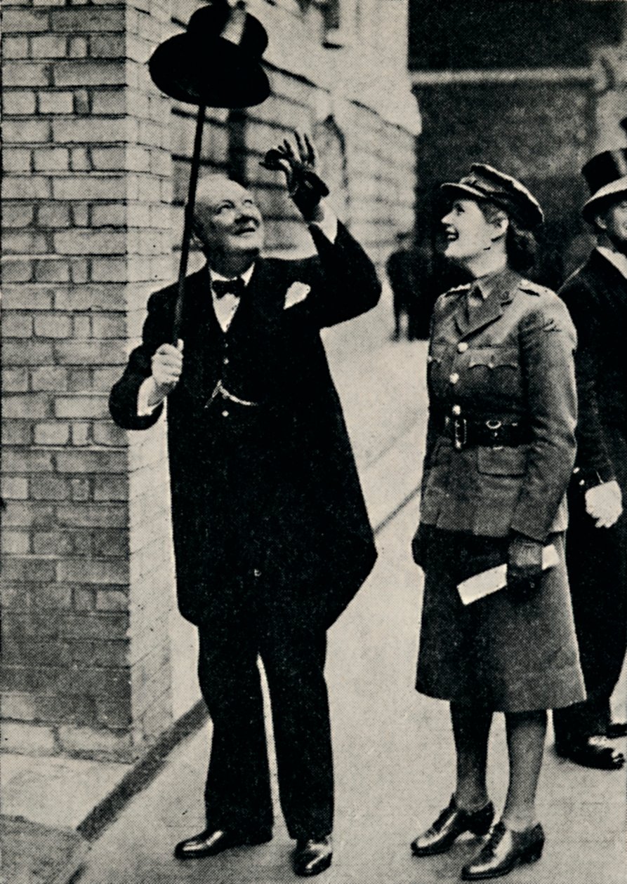 Mr. Churchill in een Vrolijke Stemming door Unbekannt