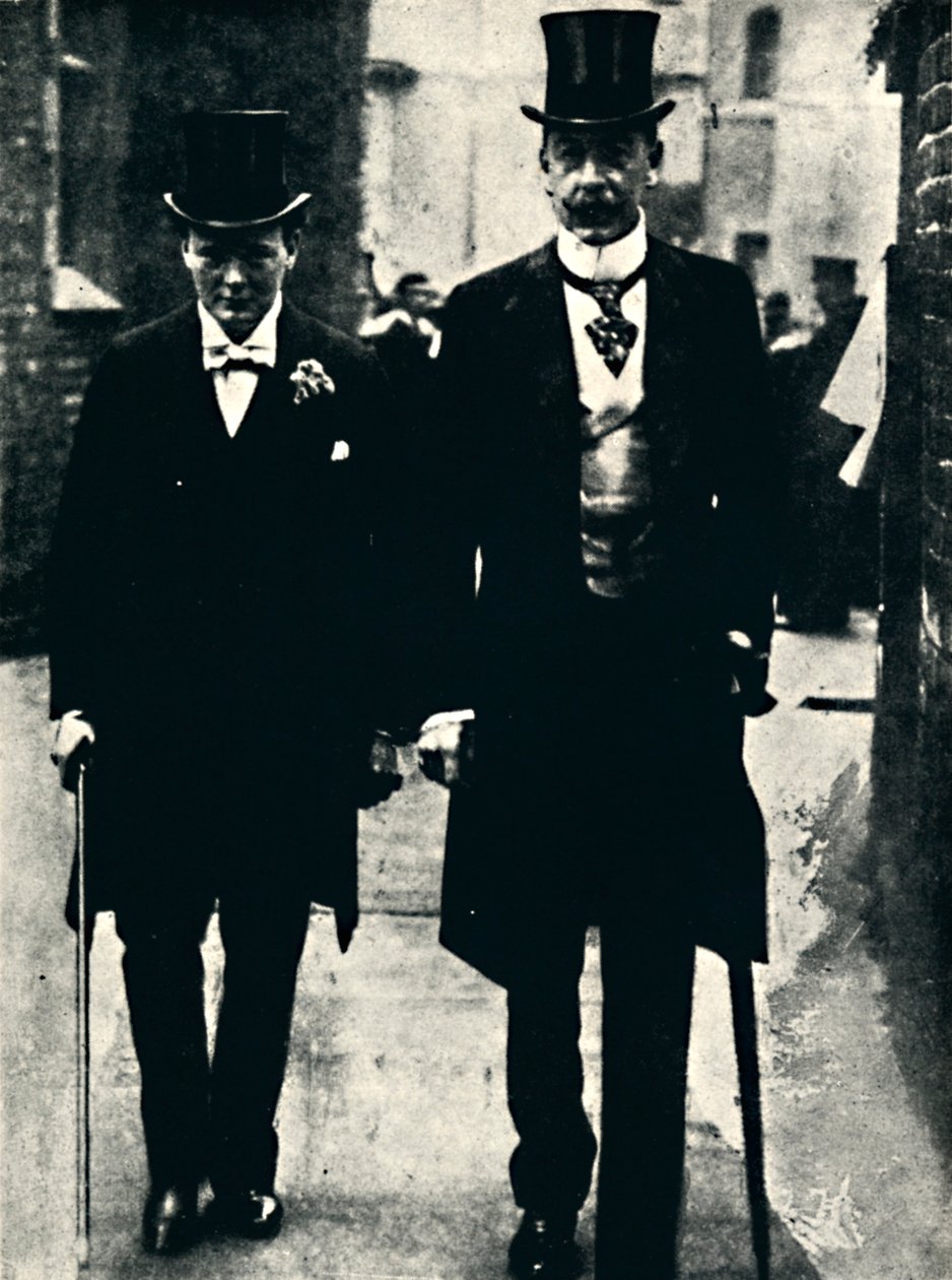 Mr. Lewis Harcourt en Mr. Churchill, ca. 1900, 1945 door Unbekannt
