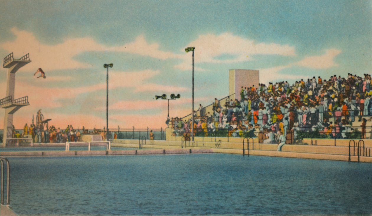 Gemeentelijk Zwembad, Barranquilla, ca. 1940s door Unbekannt
