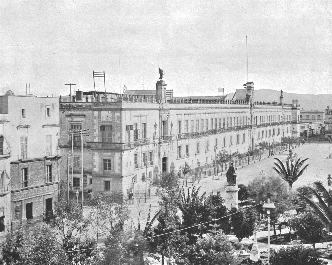 Nationaal Paleis, Mexico-Stad, Mexico, c1900 door Unbekannt