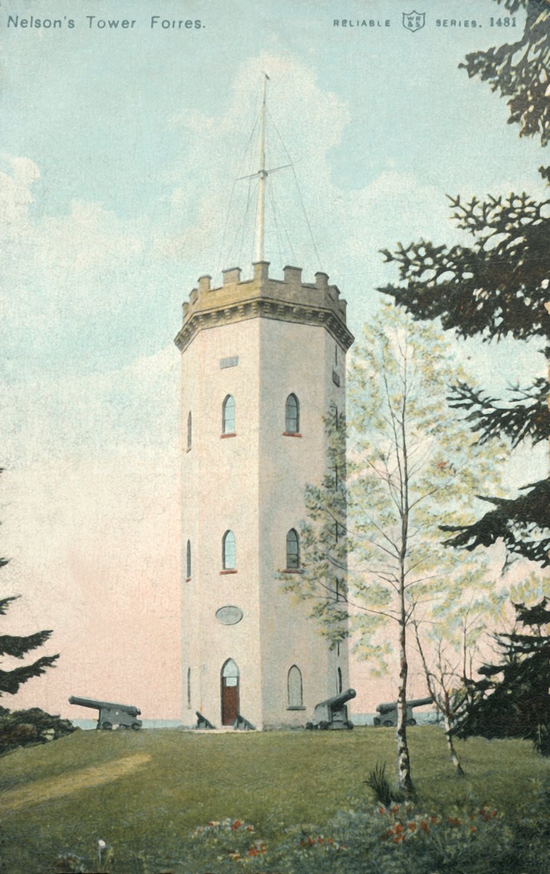 Nelsons Toren, Forres, eind 19e-begin 20e eeuw door Unbekannt