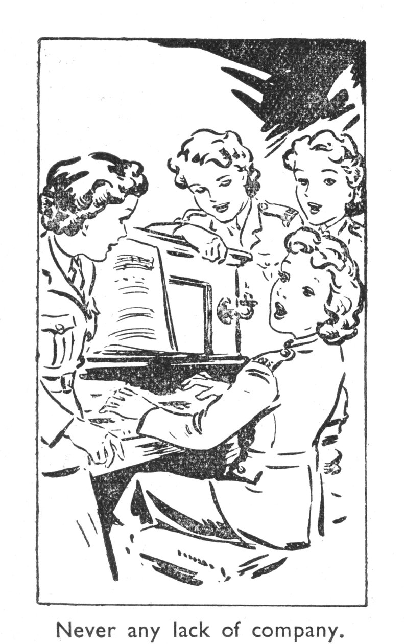 Nooit gebrek aan gezelschap, 1940 door Unbekannt
