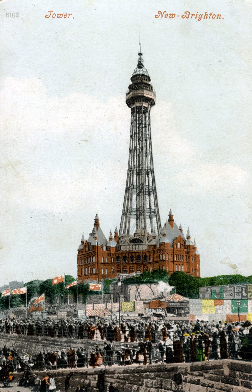 New Brighton Tower, Wallasey, Cheshire, c1898-c1921 door Unbekannt
