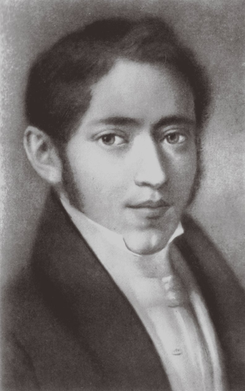 Nikolay Platonovich Ogarev 1813-1877, 1830 door Unbekannt