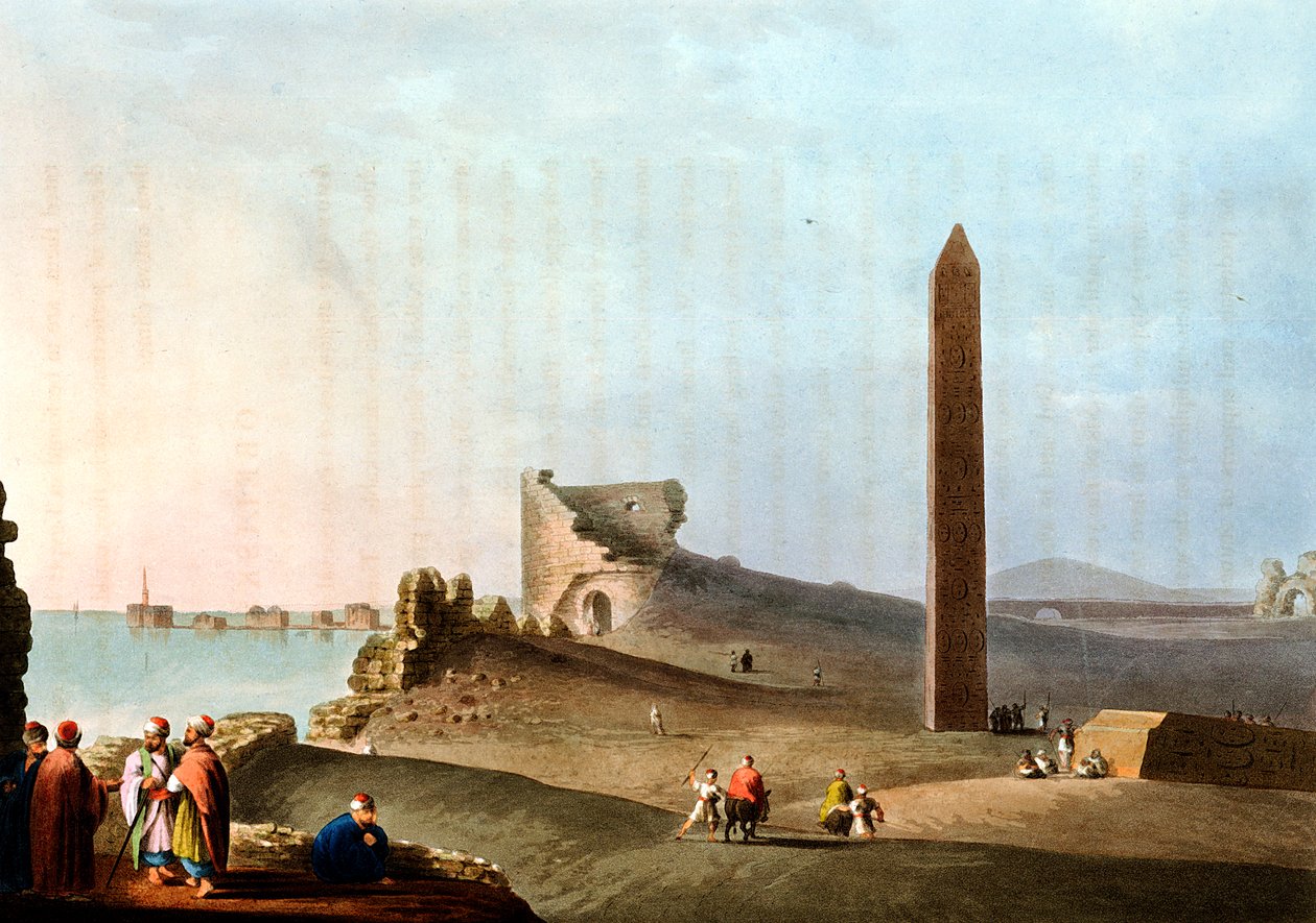 Obelisken in Alexandrië genaamd Cleopatra