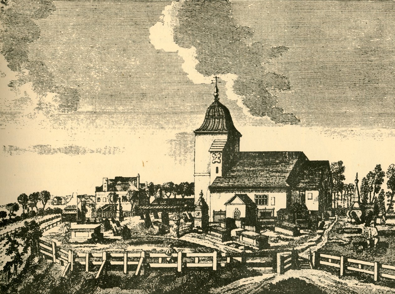 Oude St. Pancras Kerkhof, c1780, 1925 door Unbekannt
