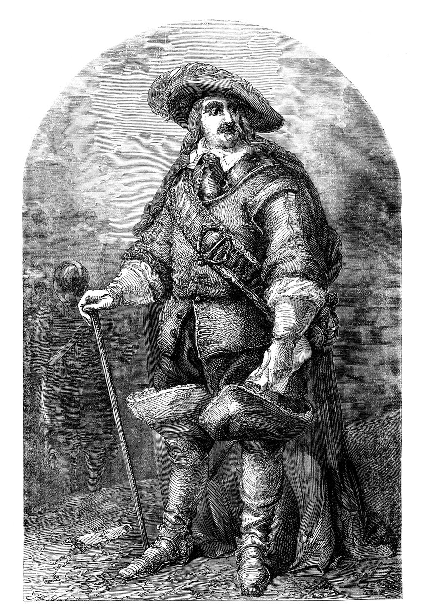 Oliver Cromwell 1599-1658, 18e eeuw ca. 1902 door Unbekannt