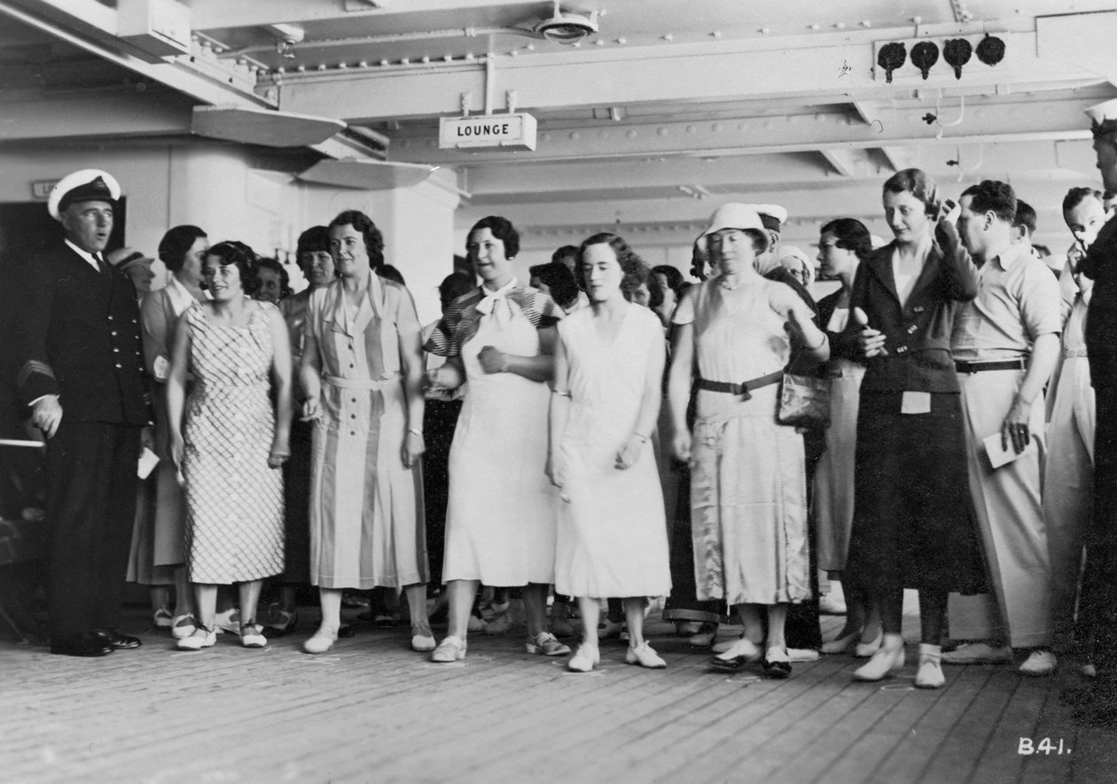 Aan boord van de RMS Atlantis, ca. 1929-1939 door Unbekannt