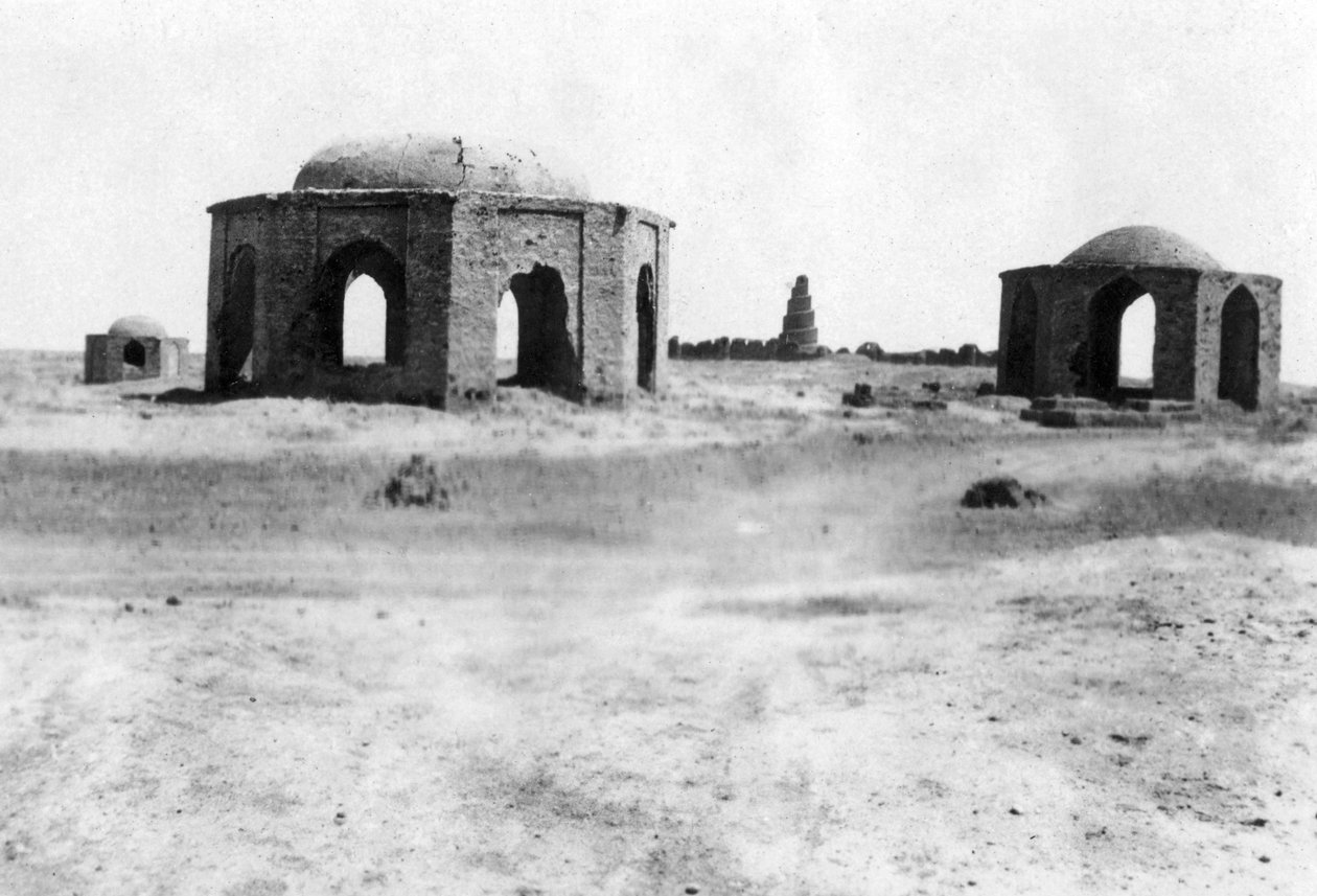 Buiten de stad Samarra, Mesopotamië door Unbekannt