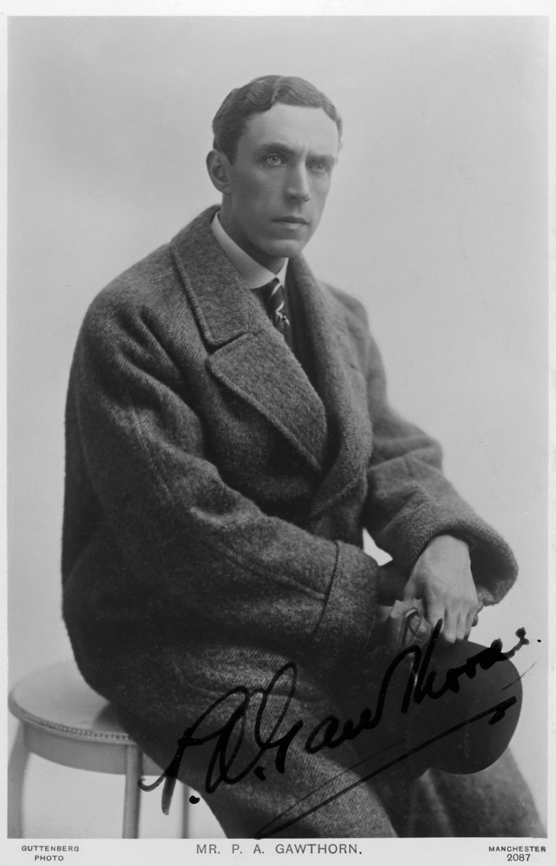 PA Gawthorn, Engelse acteur, ca. 1900-1919 door Unbekannt
