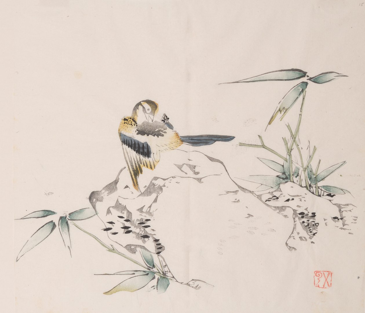 Pagina uit Shi Zhu Zhai door Unbekannt