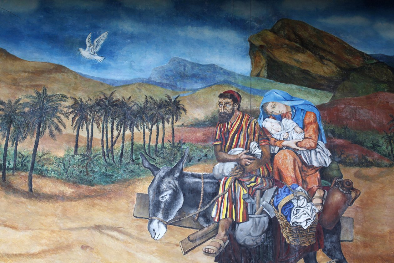 Schilderij op een Sacromonte kerk Varese Italië door Unbekannt
