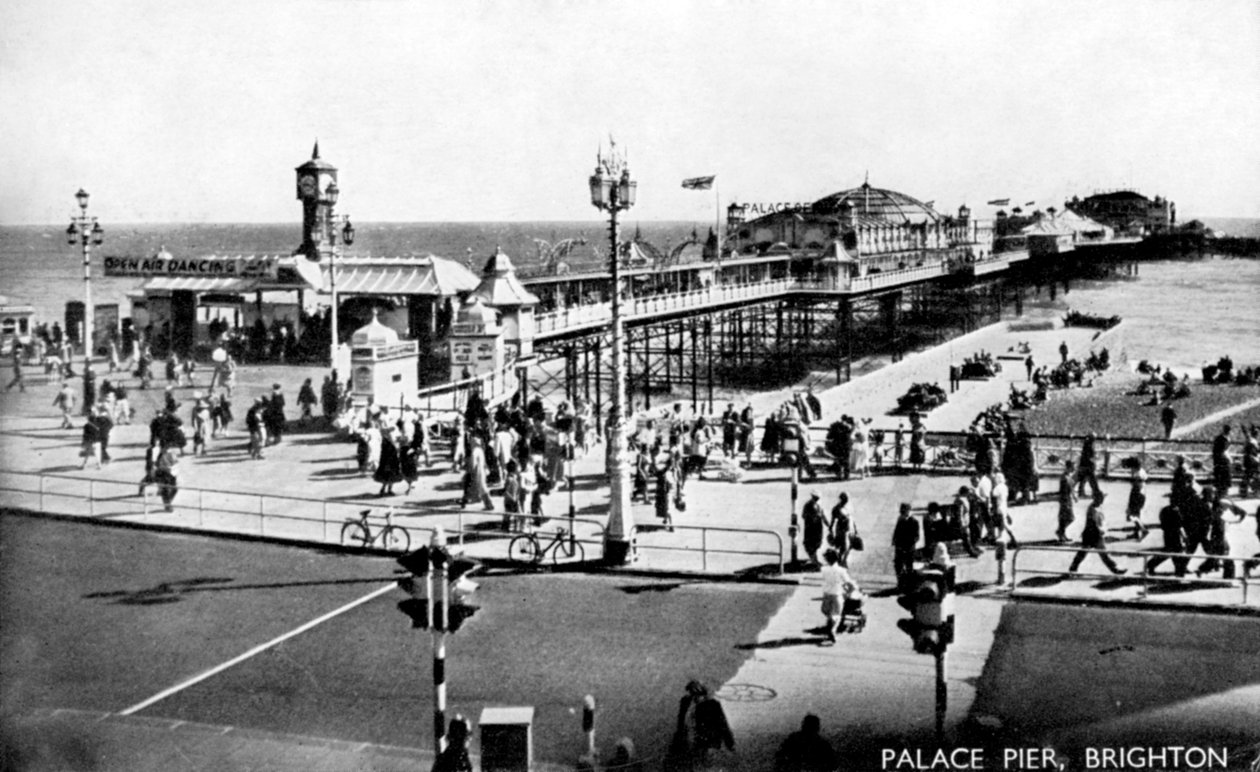 Palace Pier, Brighton, Sussex, begin 20e eeuw door Unbekannt