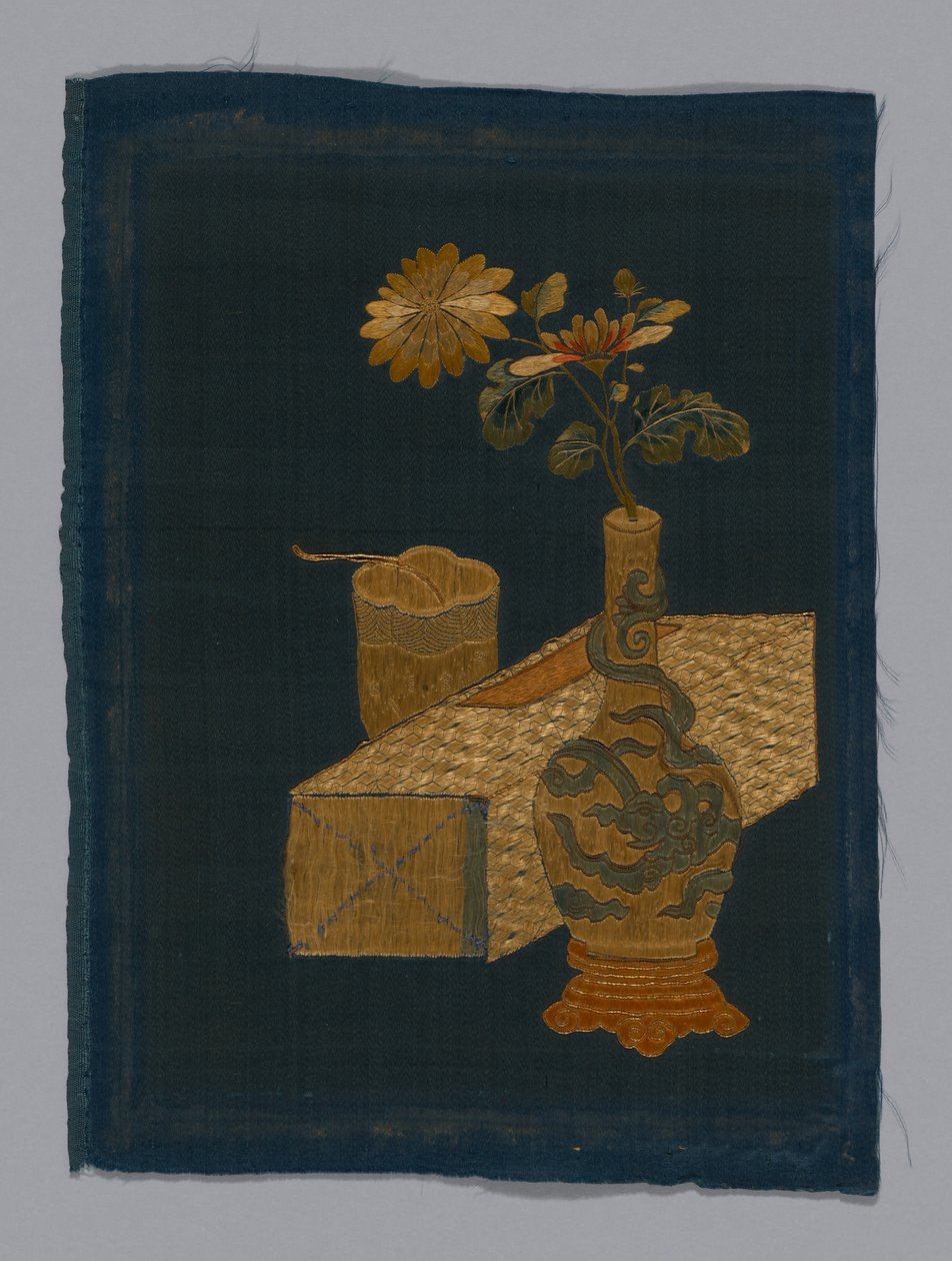 Paneelstuk, China, Qing-dynastie 1644-1911 door Unbekannt