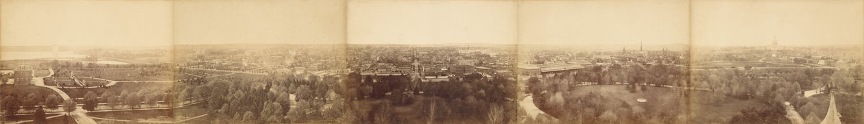 Panoramisch uitzicht op Washington, DC, 1860-1876 door Unbekannt