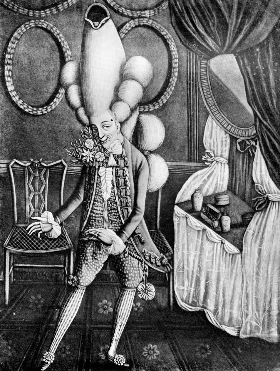 Pantheon Macaroni, 1782 door Unbekannt