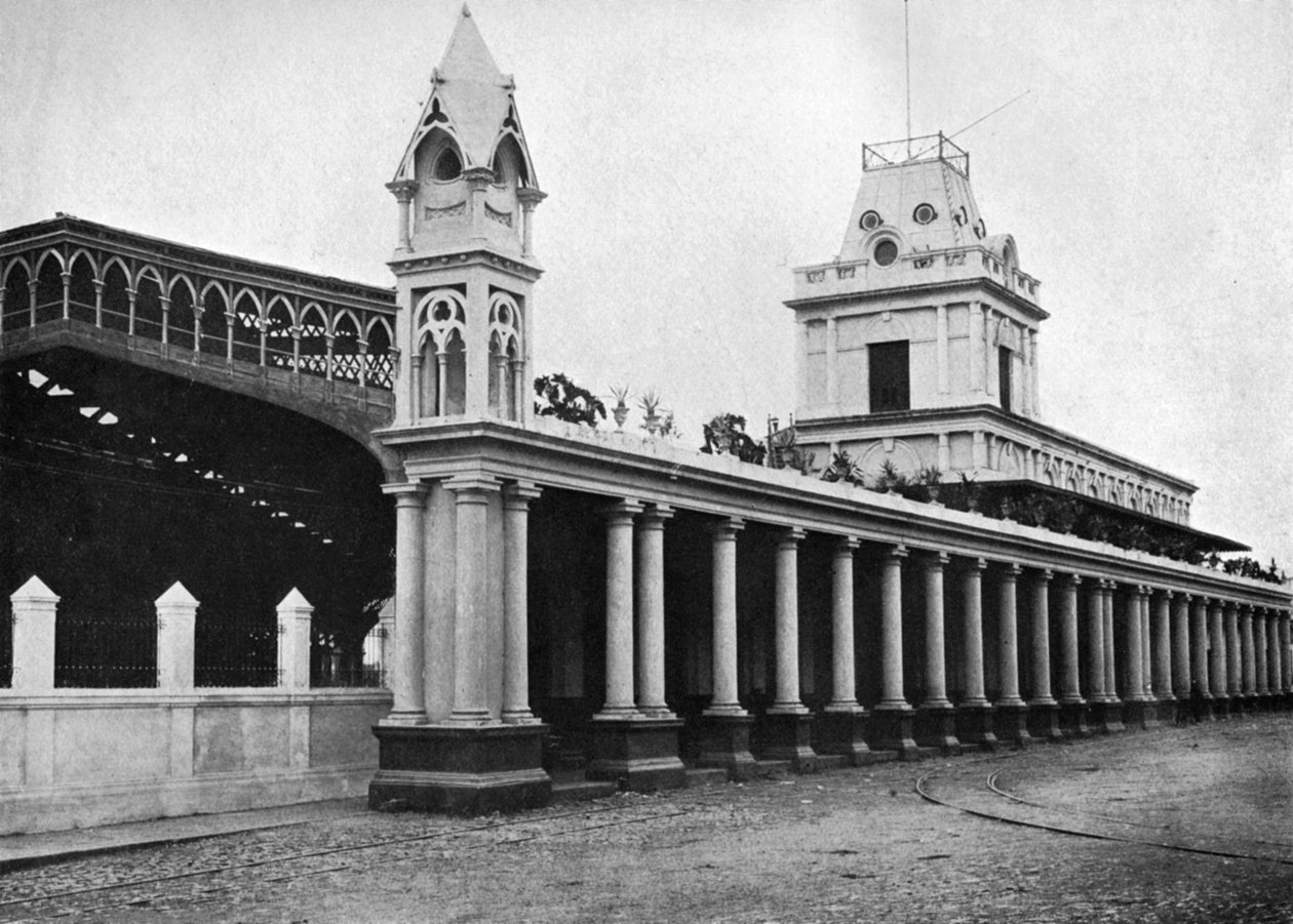 Paraguayaanse Centrale Spoorwegstation, Asuncion, Paraguay door Unbekannt