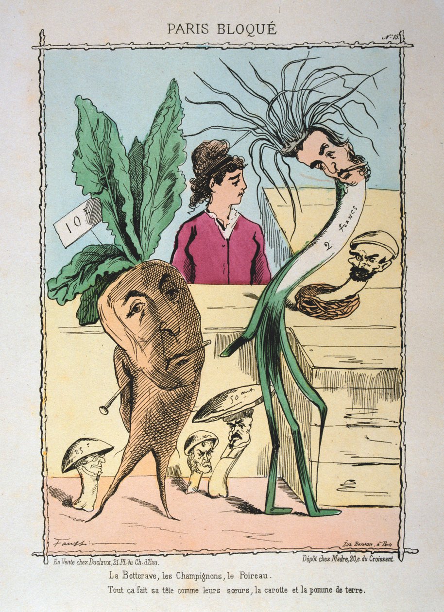 Parijs belegerd, 1870-1871 door Unbekannt