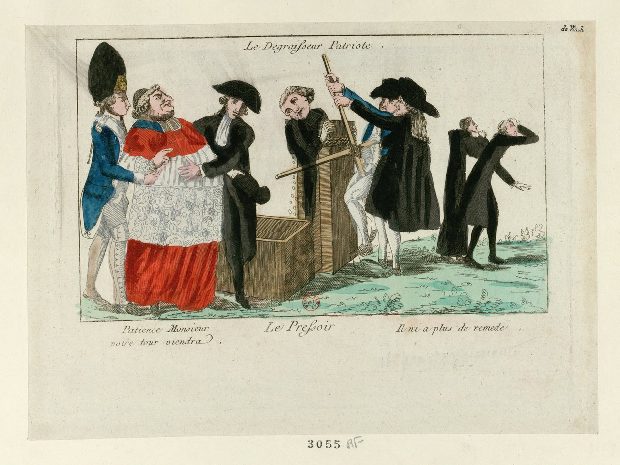 Geduld Monseigneur Uw Beurt Komt..., 1790 door Unbekannt
