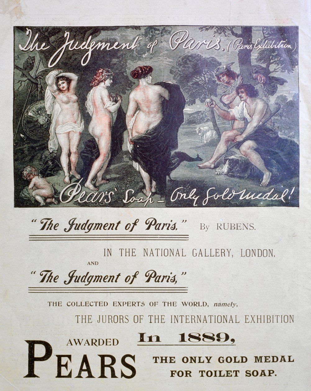 Pears zeep advertentie, 1897 door Unbekannt