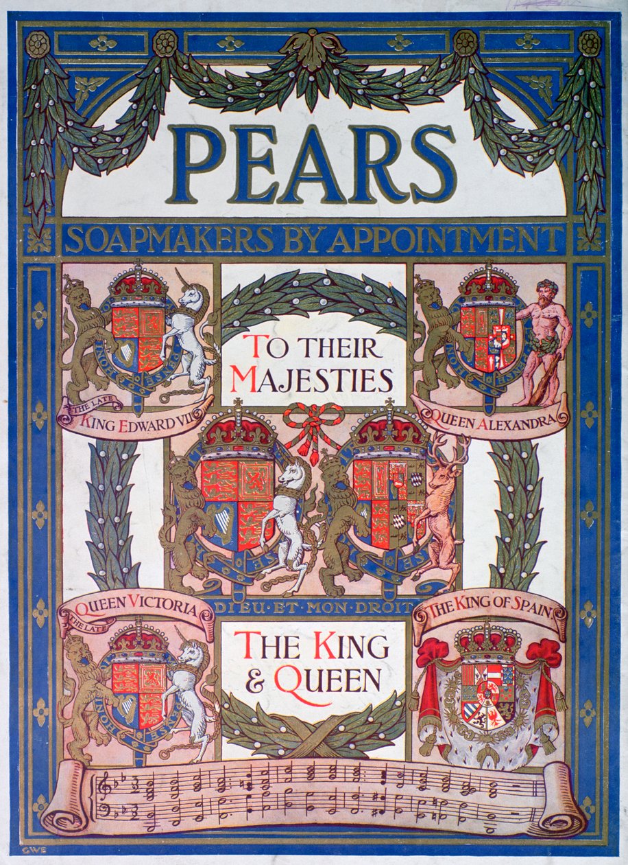 Pears zeep advertentie, 1911 door Unbekannt