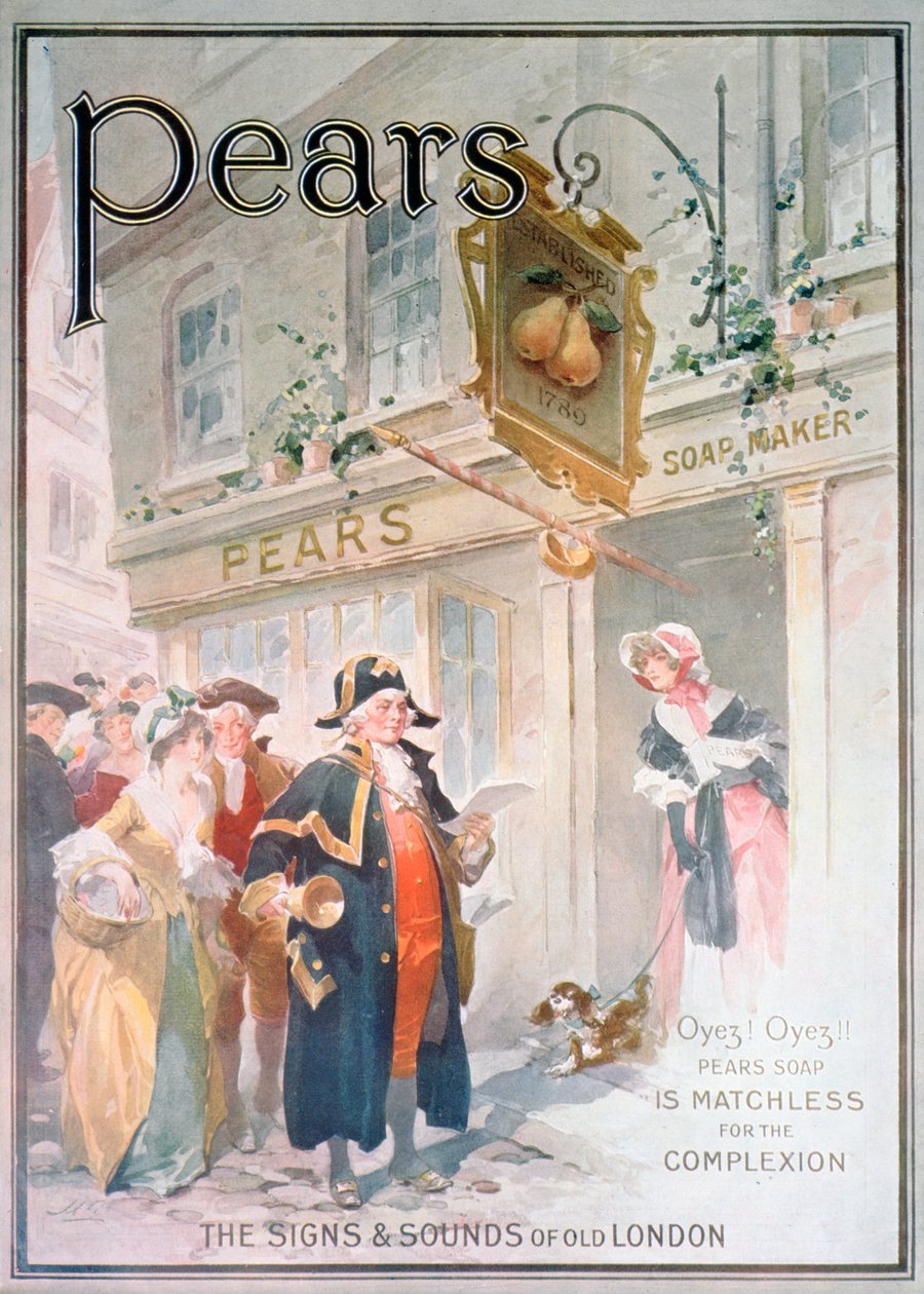 Pears zeep advertentie, 1916 door Unbekannt