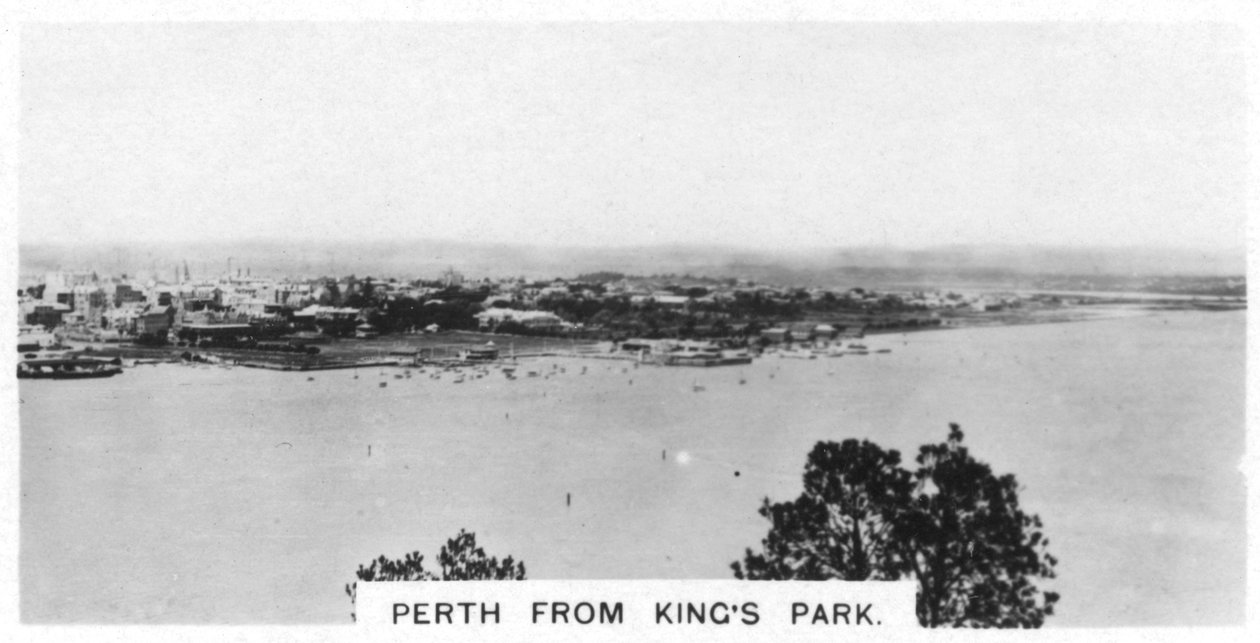 Perth vanuit Kings Park, West-Australië, 1928 door Unbekannt