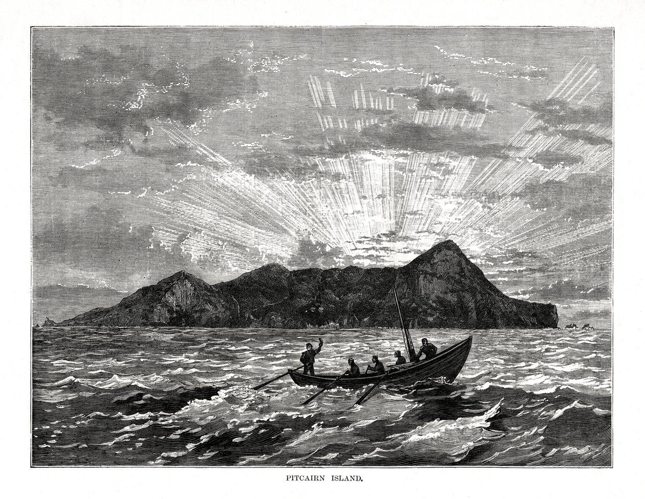 Pitcairn-eiland, Stille Oceaan door Unbekannt
