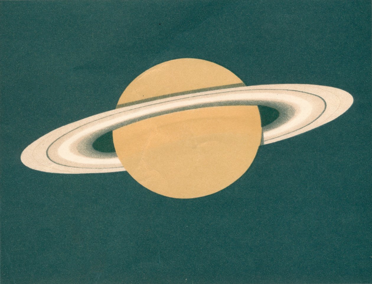 Planeten - Fig.2. Saturnus door Unbekannt