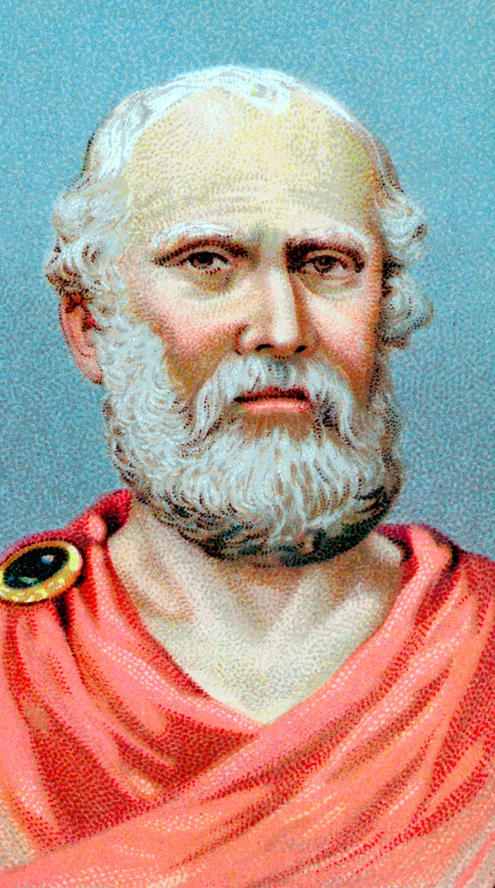 Plato ca. 428-348 v.Chr., Oude Griekse filosoof door Unbekannt