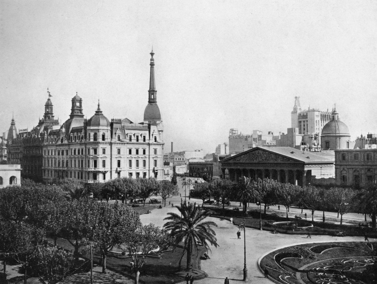 Plaza de la Victoria, Buenos Aires, Argentinië door Unbekannt
