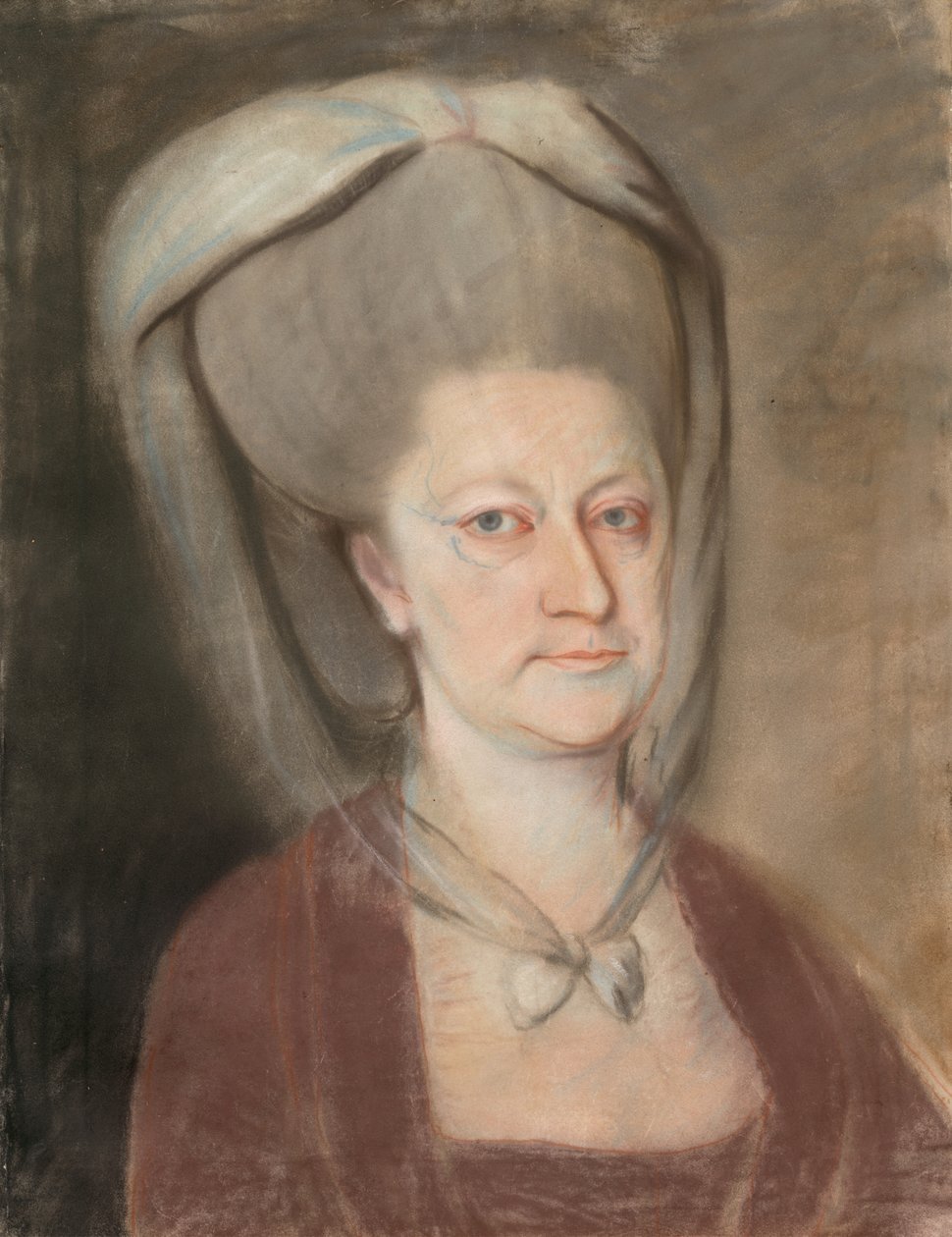 Portret van gravin Anna Maria Eszterházy, geboren Erdődy door Unbekannt