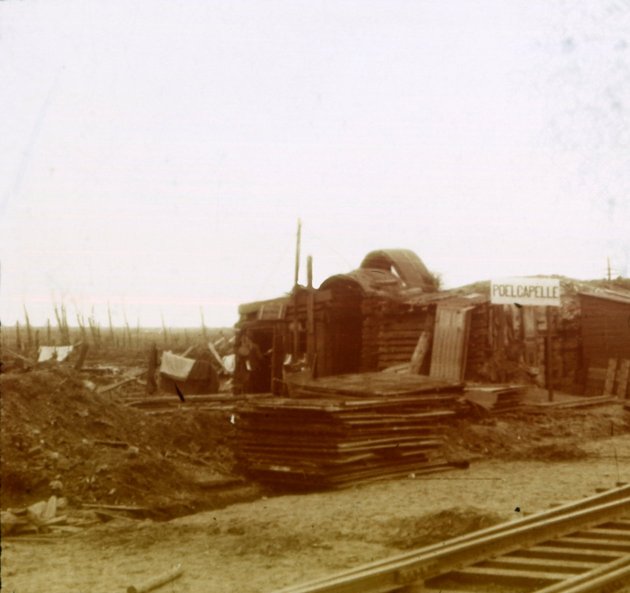 Poelcapelle, Vlaanderen, België, ca. 1914-1918 door Unbekannt