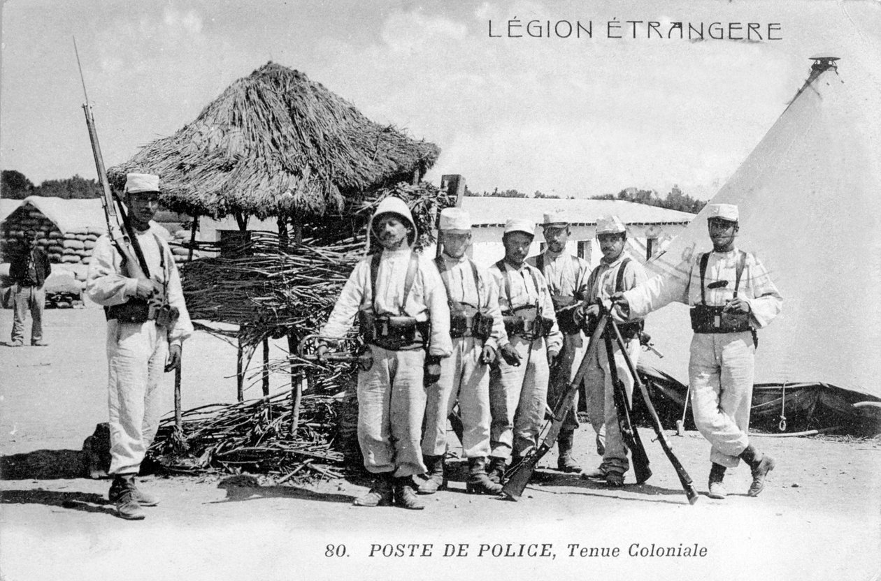Politiebureau, Algerije, 1910 door Unbekannt