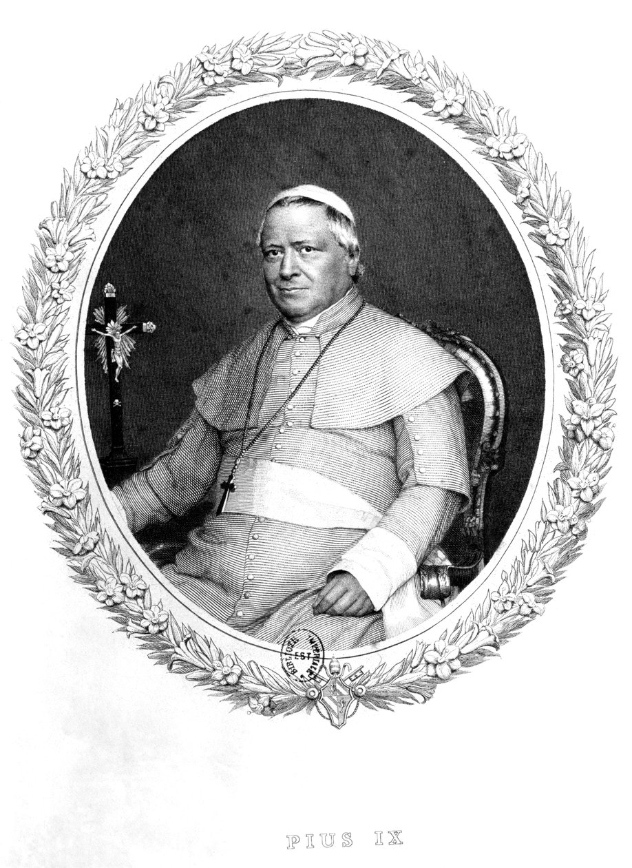 Paus Pius IX door Unbekannt