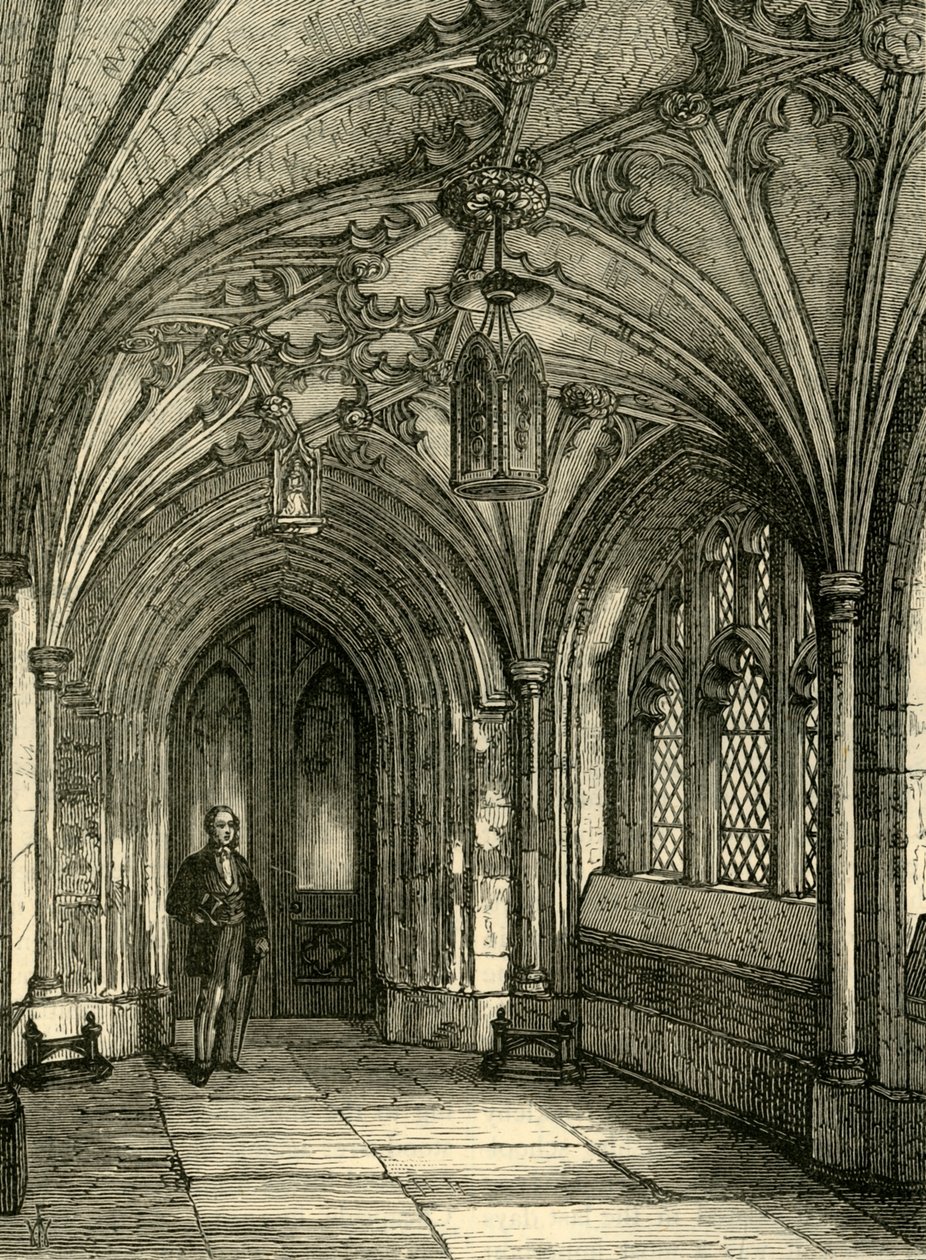 Portiek van de St. Sepulchres Kerk, ca. 1872 door Unbekannt
