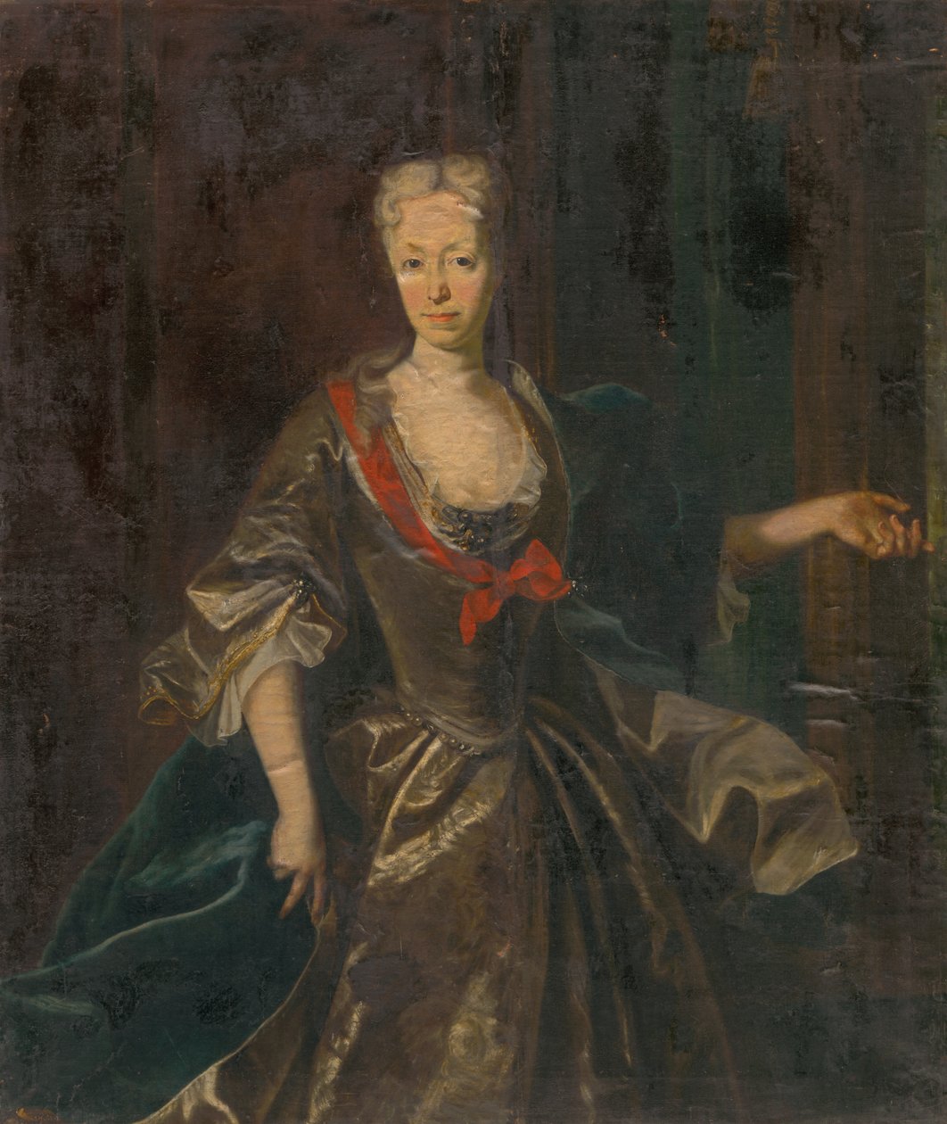 Portret van een aartshertogin door Unbekannt