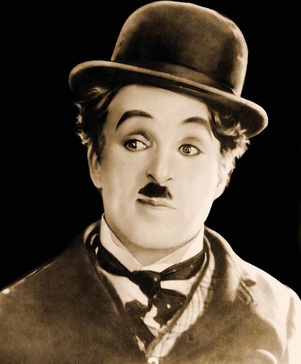 Portret van Charlie Chaplin door Unbekannt