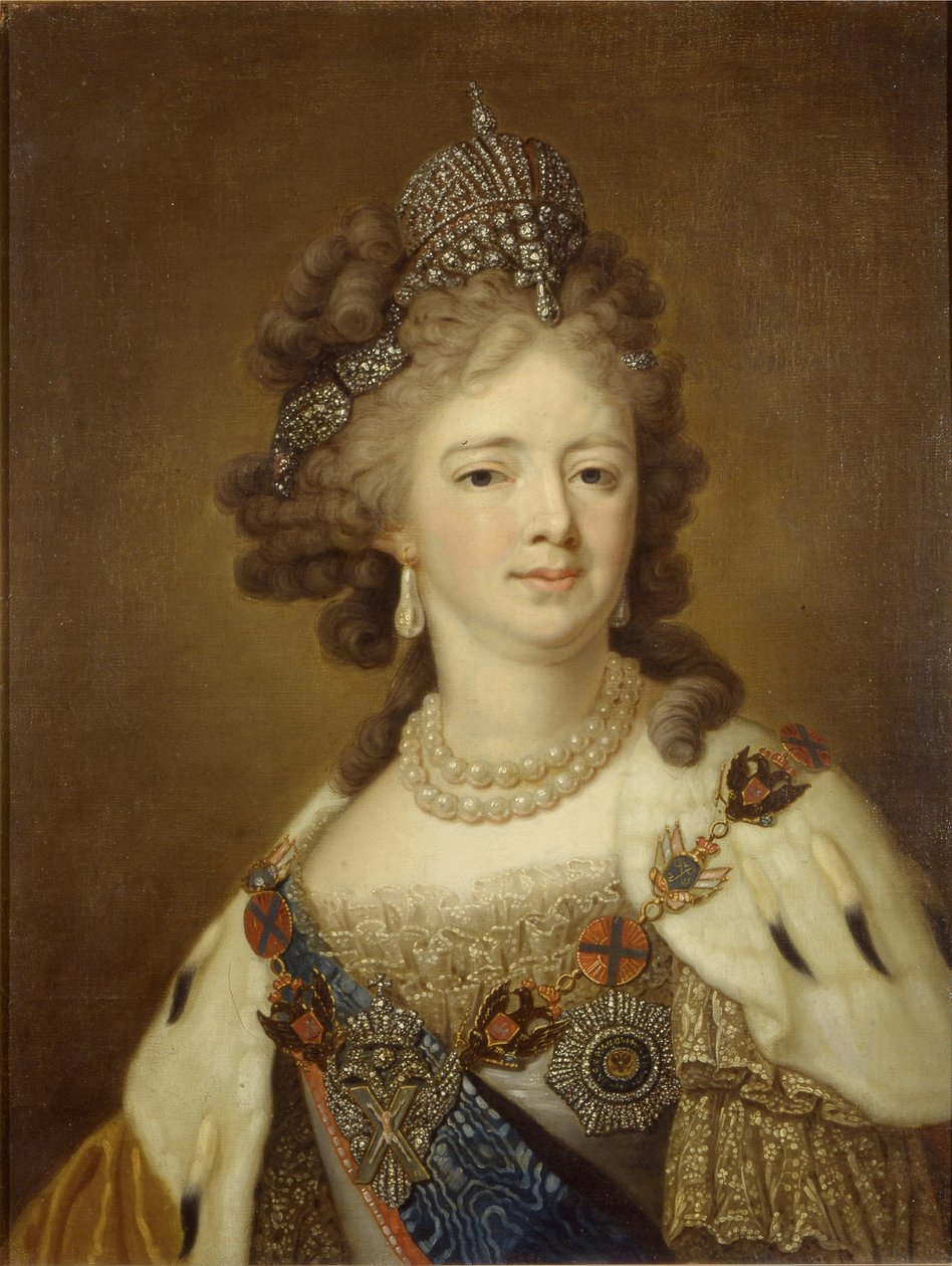 Portret van keizerin Maria Fjodorovna door Unbekannt