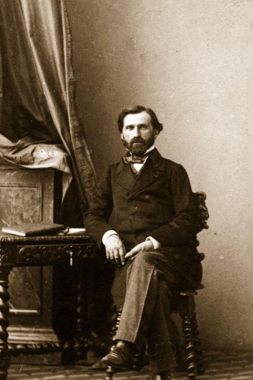 Portret van Guiseppe Verdi 1814-1901 door Unbekannt