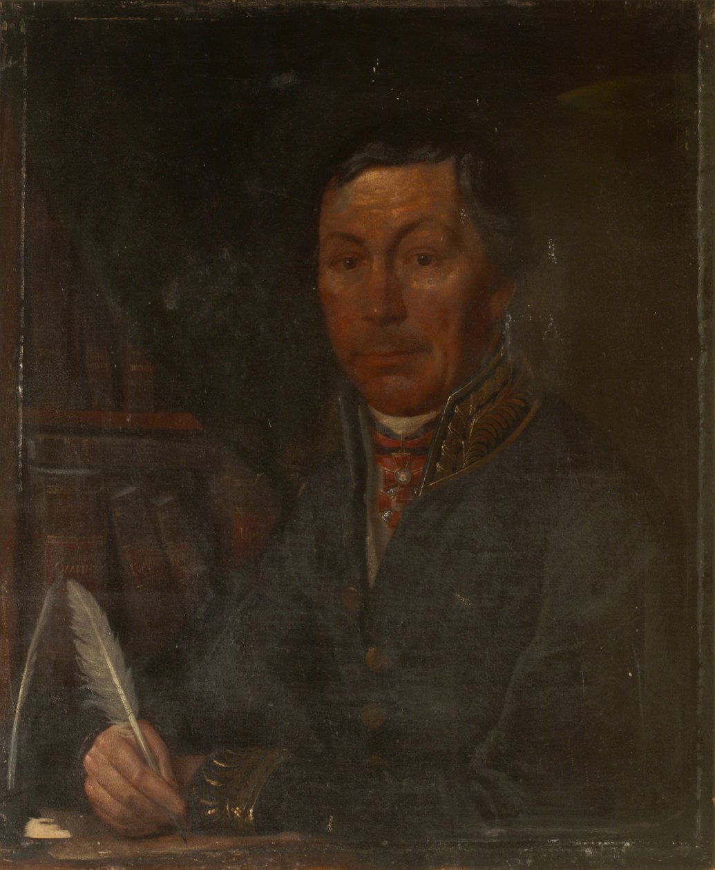 Portret van Ivan Ivanovich Martynov 1777-1807, 1800s door Unbekannt