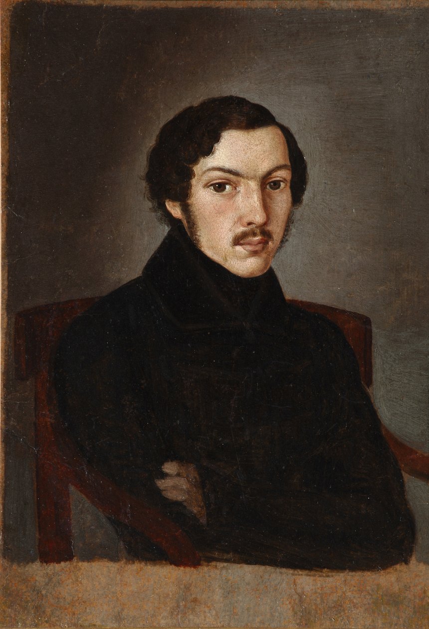 Portret van Nikolay Martynov, 1841 door Unbekannt
