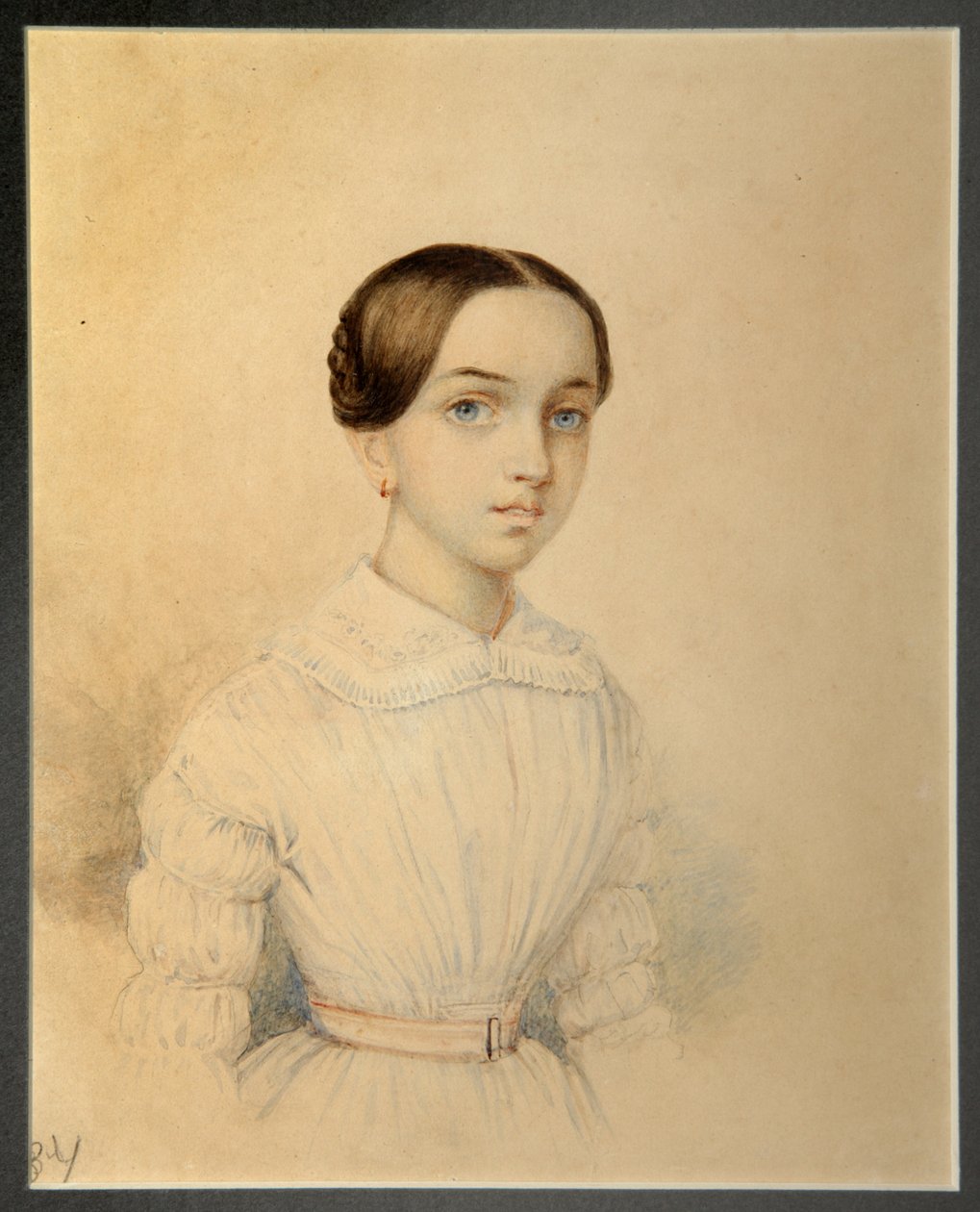 Portret van O.A. Rehbinder door Unbekannt